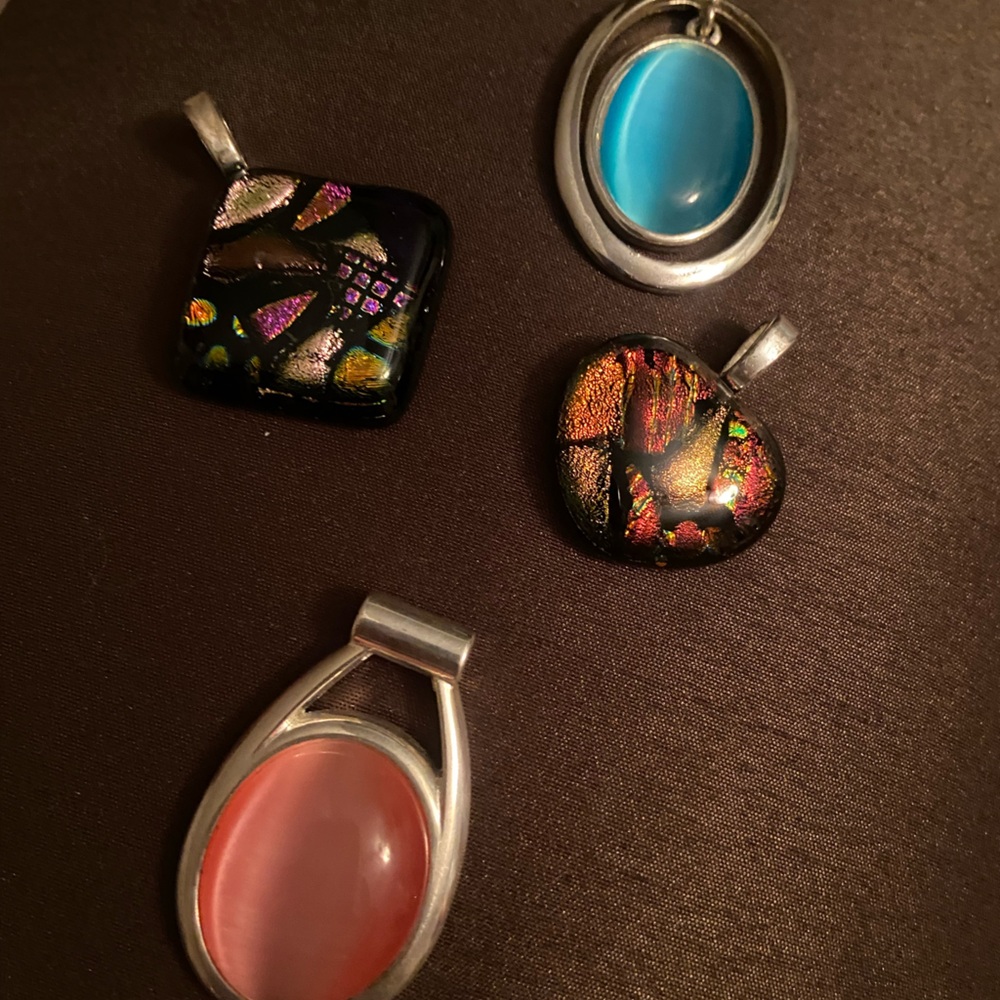 Colorful Glass Pendant Set